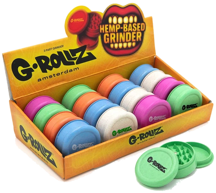 Grinders à base de chanvre, présentoir de 12